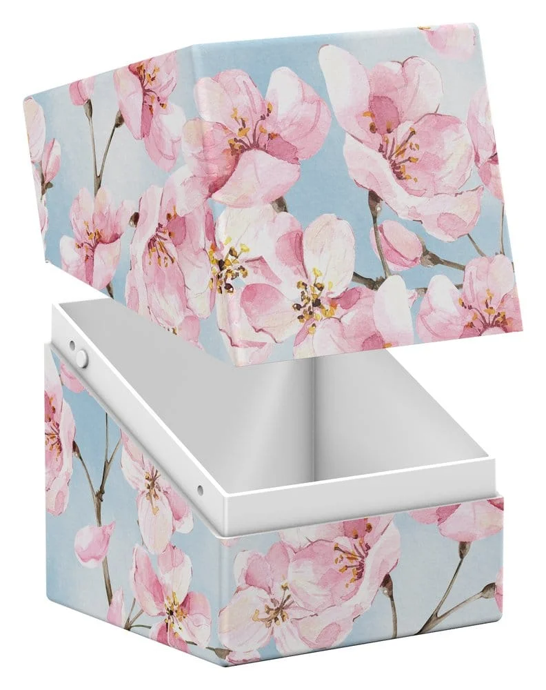 Ultimate Guard RTE Boulder 100+ Floral Places (76 x 75 x 98.5 mm) - Cherry Blossom
